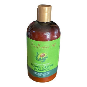 New Shea Moisture  Power Greens Shampoo Infused with Moringa Avacado for Hair